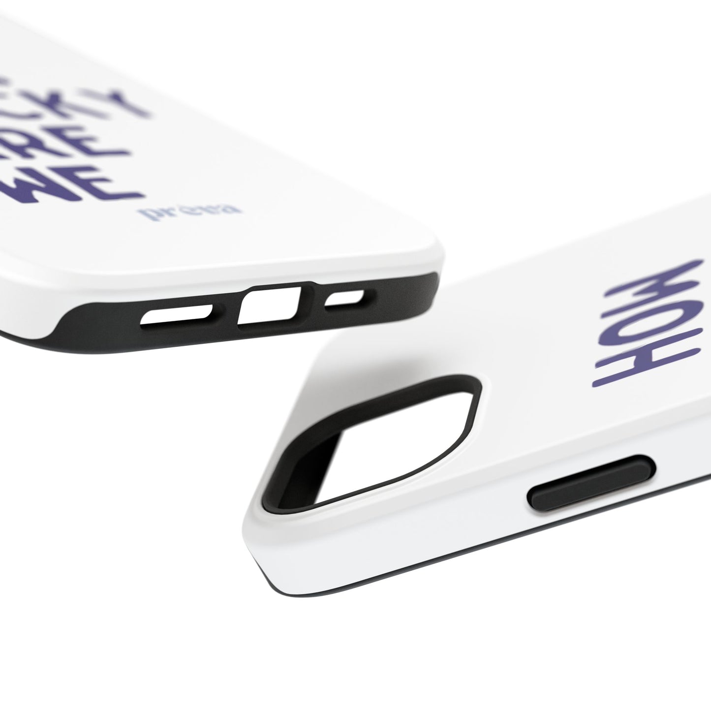 How Lucky Are We White Phone Case