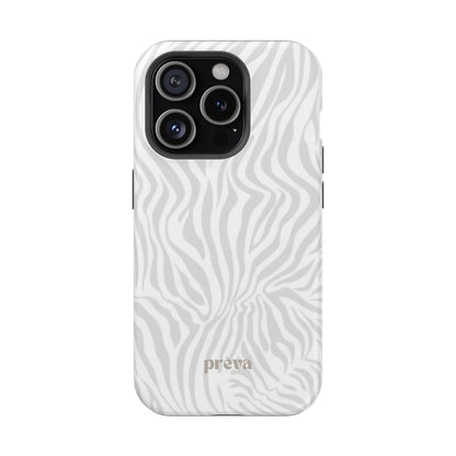 Zebra White Wave Phone Case