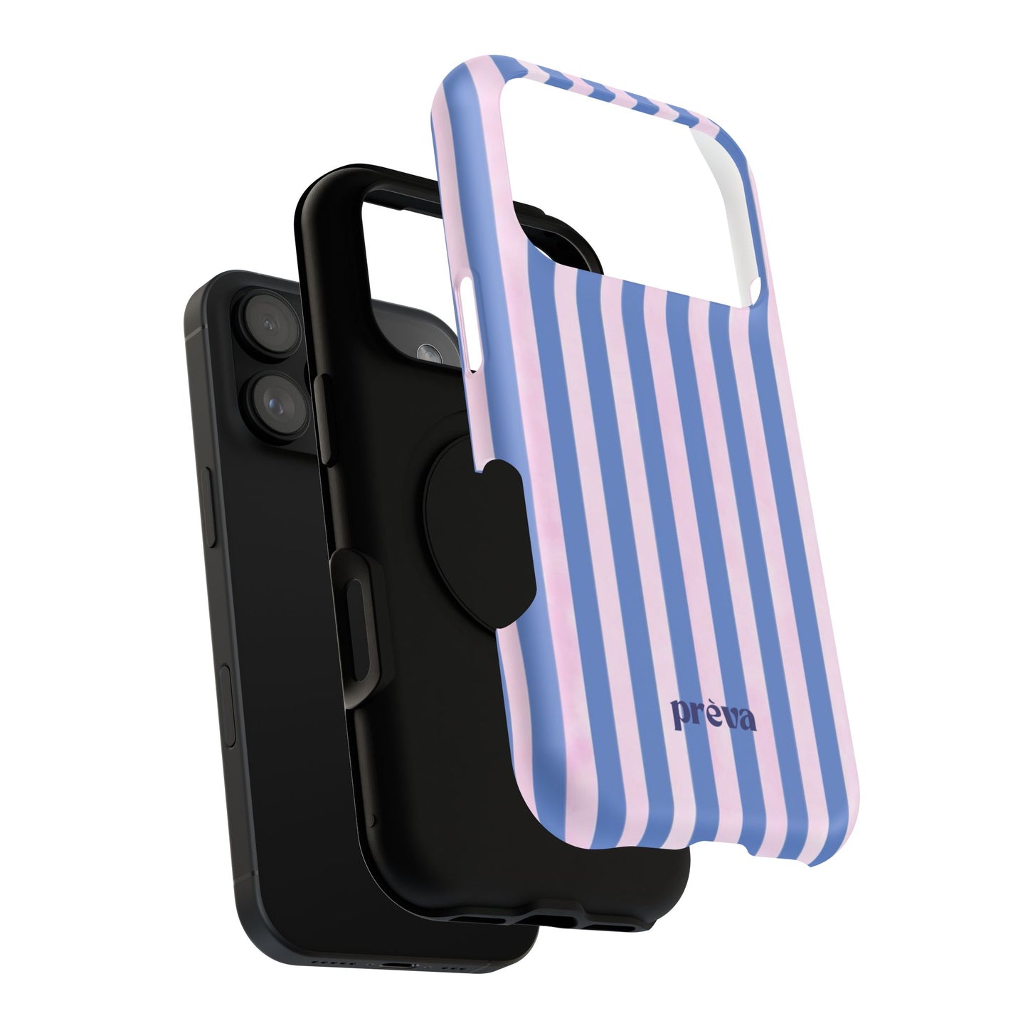 Striped Purple and Pink Phone Case