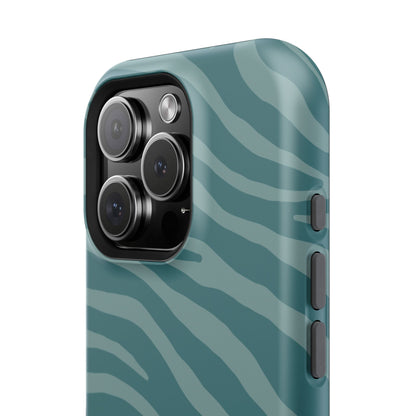 Teal Zebra Phone Case