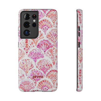 Pink Shell Watercolor Phone Case