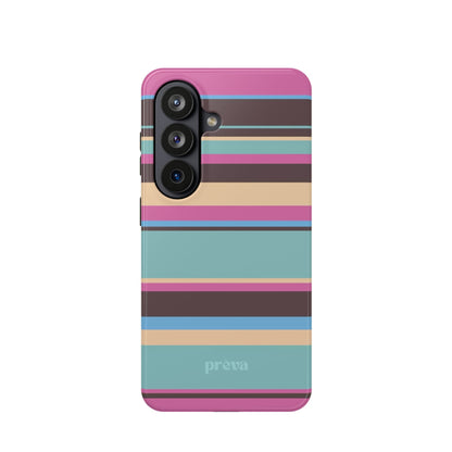Cocoa Palm Stripes Phone Case