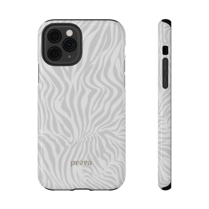 Zebra White Wave Phone Case