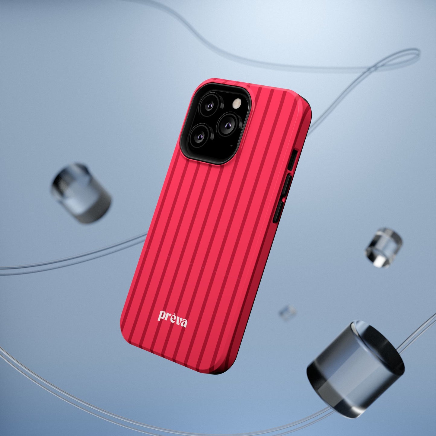 Pinky Red Stripes Phone Case