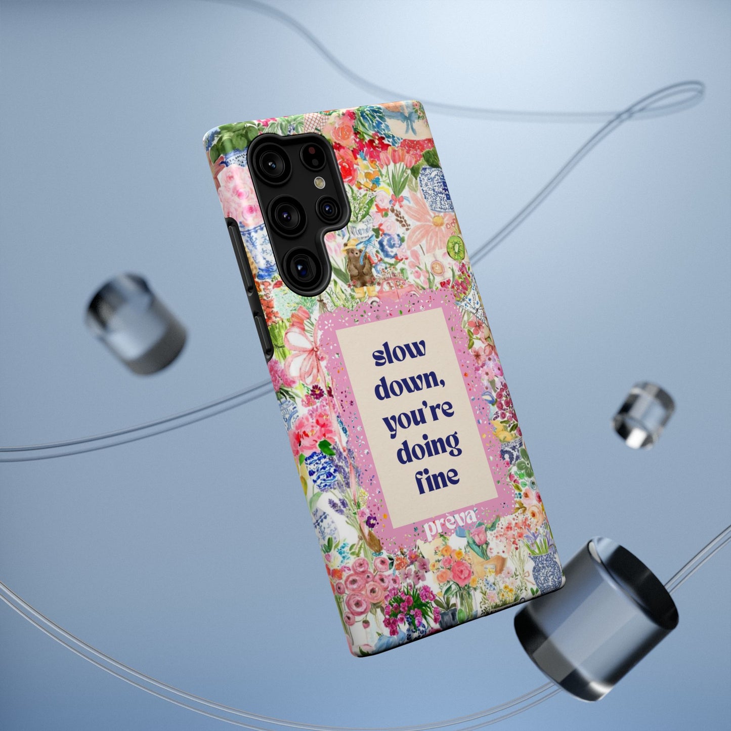 Slow Down Flowers x notsoken Phone Case