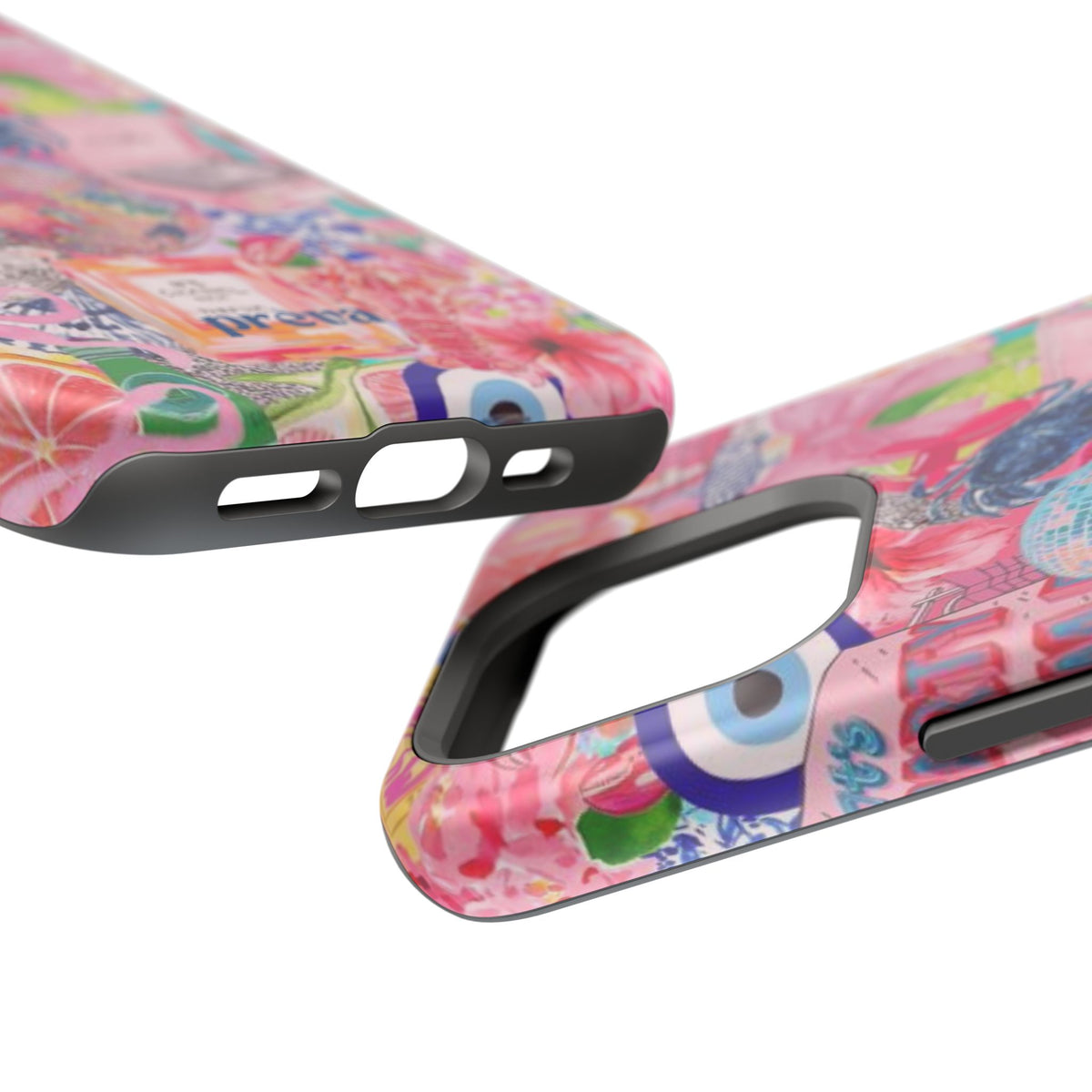 Floral & Pink Collage Phone Case