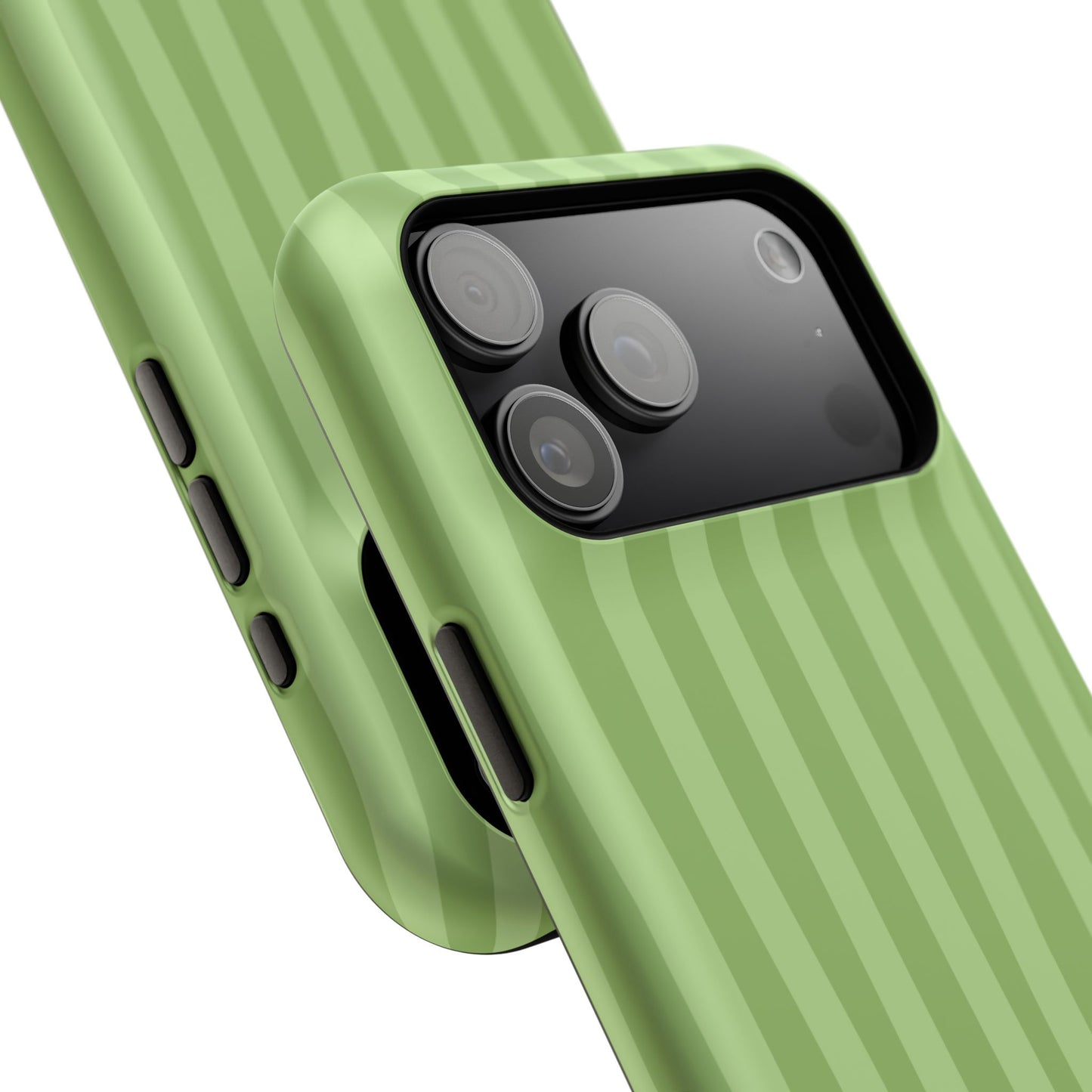 Light Green Stripes Phone Case