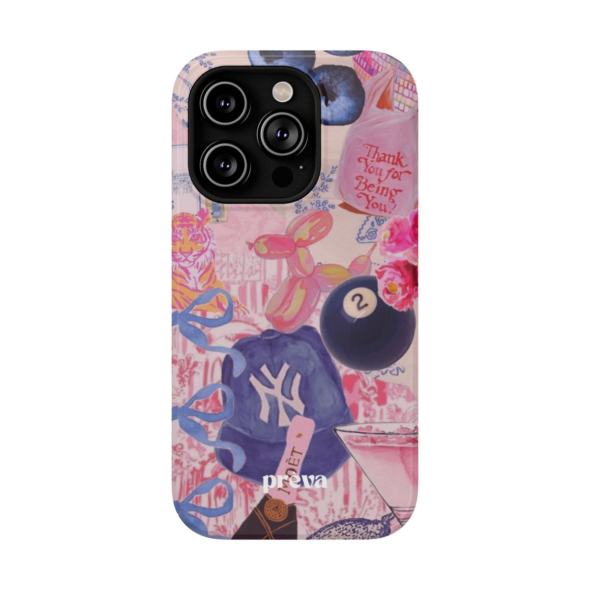 Retro 8 Ball Collage Phone Case