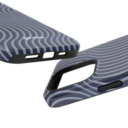 Wavy Navy Phone Case