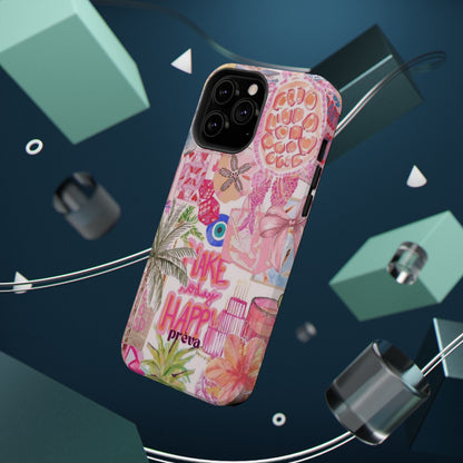 Pink Tropical Collage Phone Case