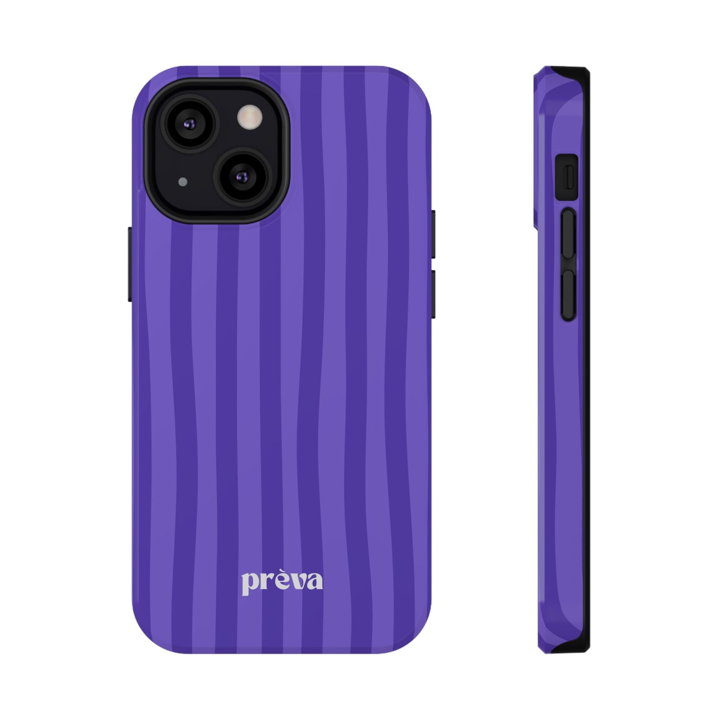 Dark Purple Stripes Phone Case