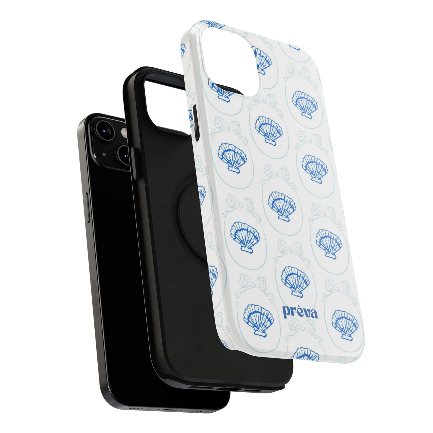 Fancy Teal Shell Phone Case