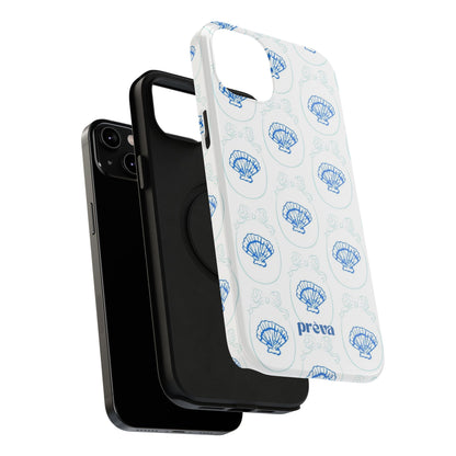 Fancy Teal Shell Phone Case