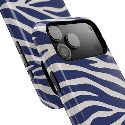 Blue Zebra Phone Case