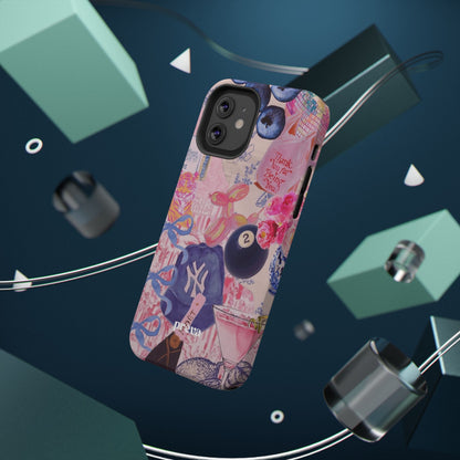 Retro 8 Ball Collage Phone Case
