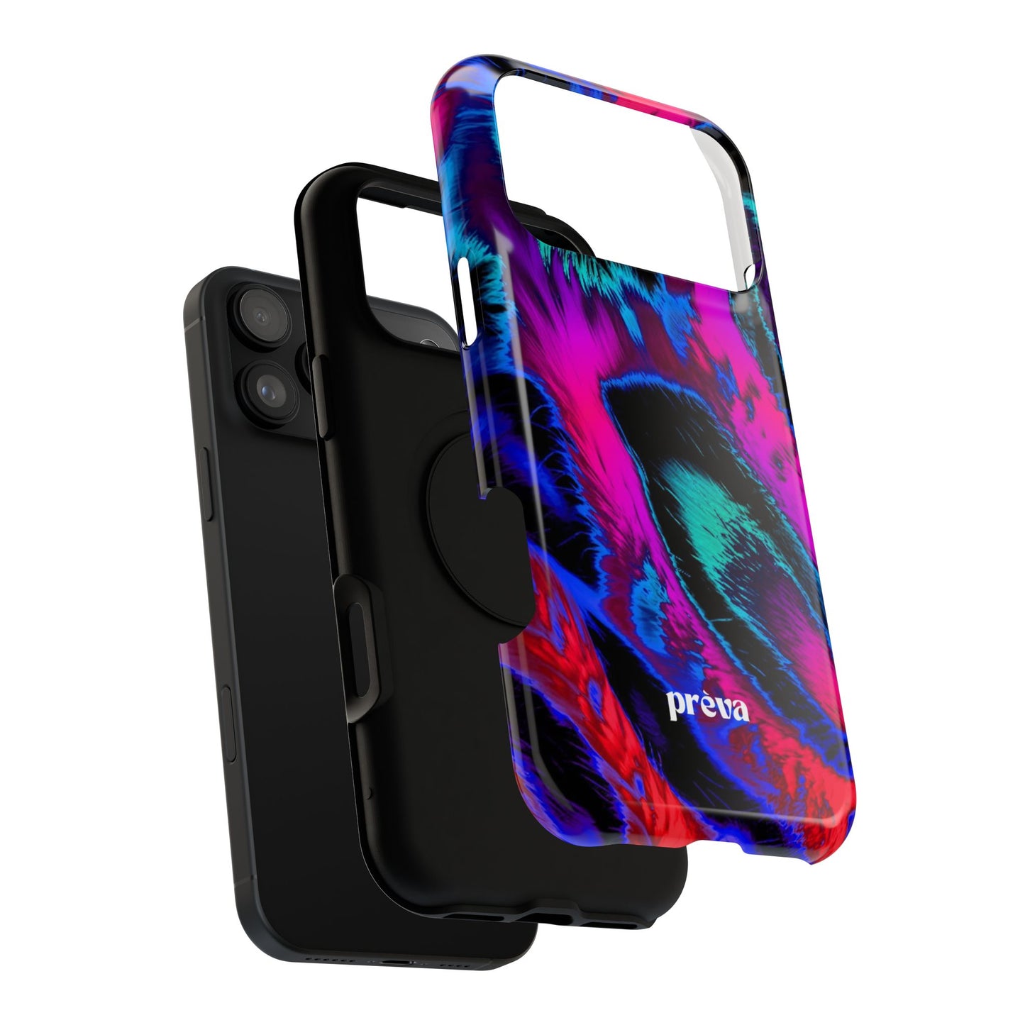 Neon Swirl Phone Case