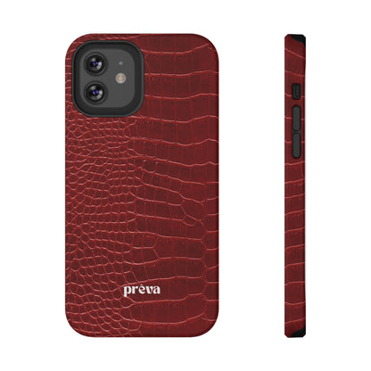 Red Croc Phone Case