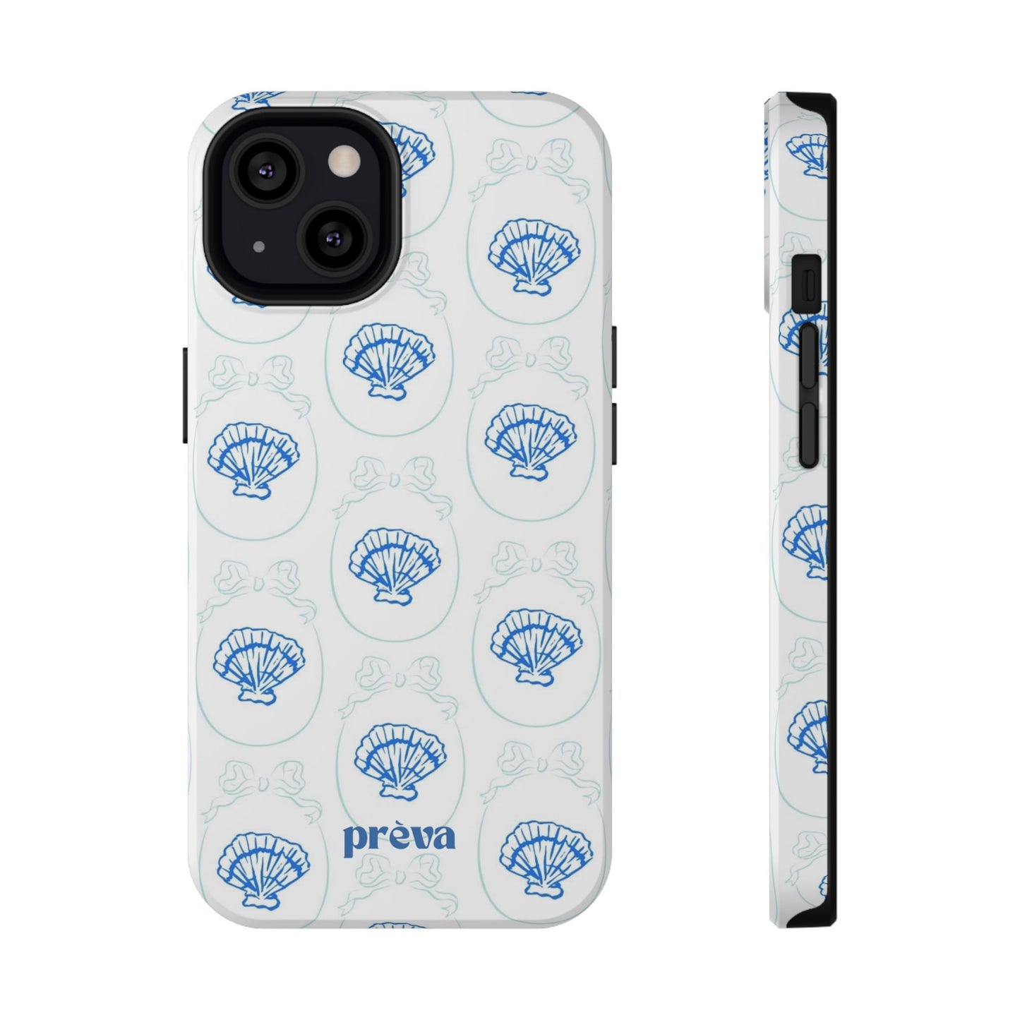 Fancy Teal Shell Phone Case