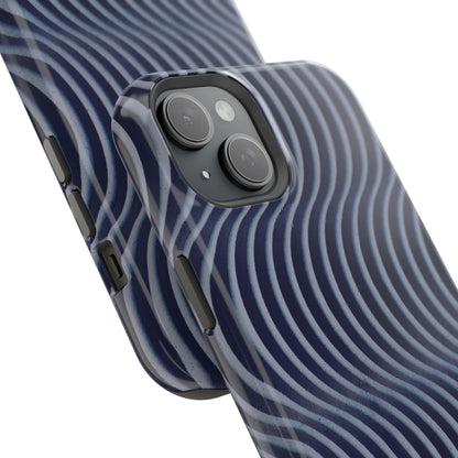 Wavy Navy Phone Case