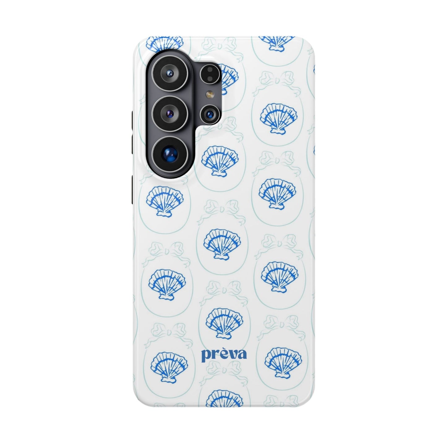 Fancy Teal Shell Phone Case