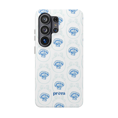 Fancy Teal Shell Phone Case