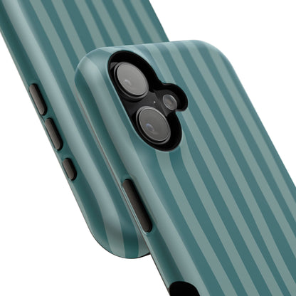 Striped Teal Phone Case