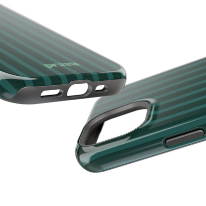Striped Green Phone Case