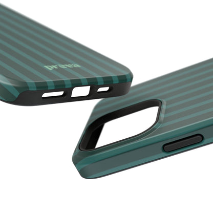 Striped Green Phone Case