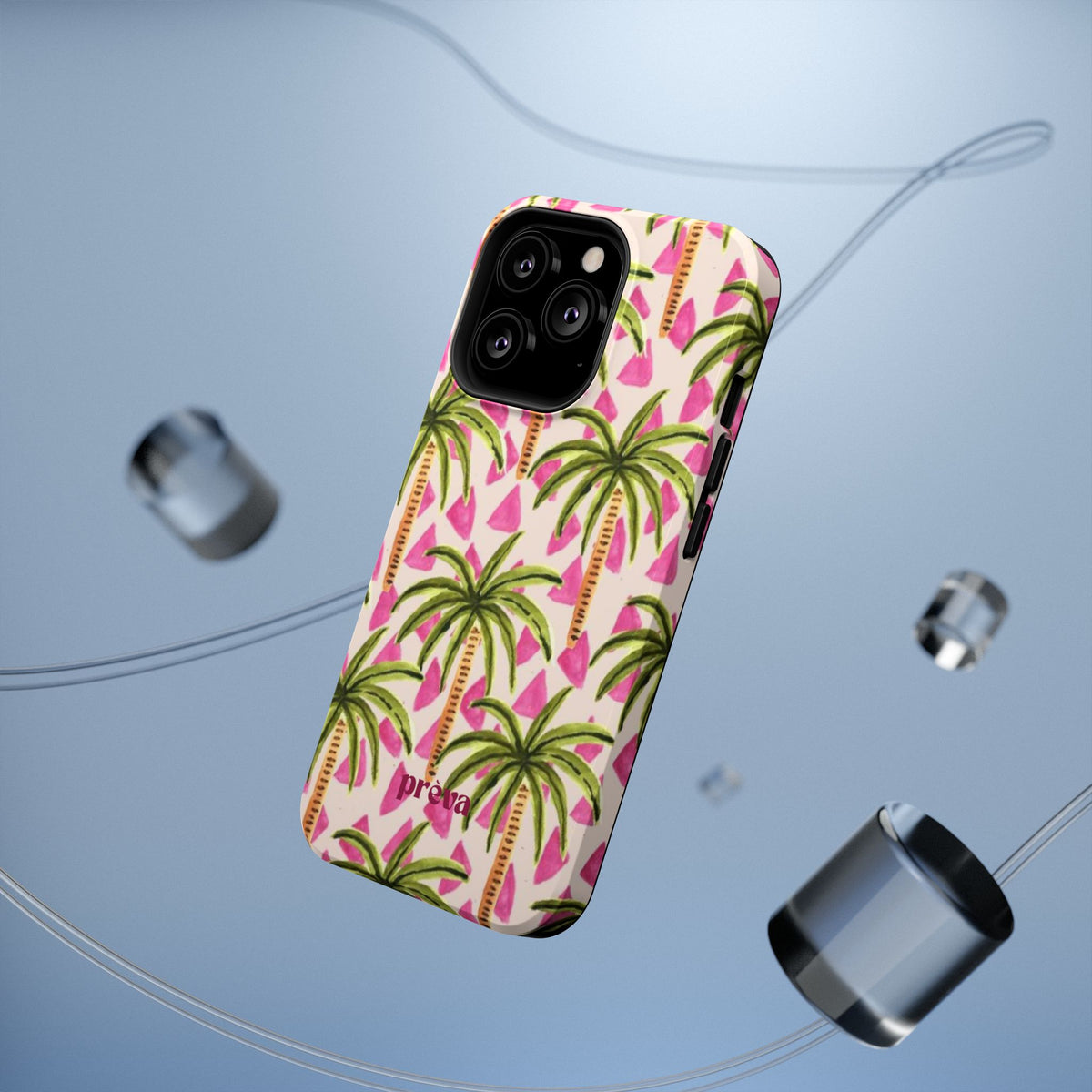 Phone Case — Pink Palm Tree Impact-Resistant Protector