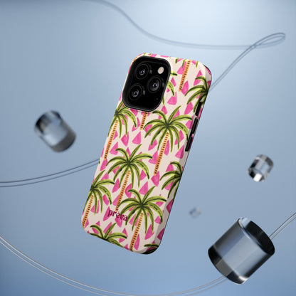 Phone Case — Pink Palm Tree Impact-Resistant Protector