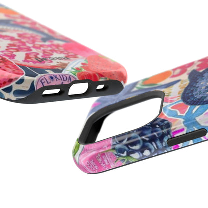 Dolphin Tropics Collage Phone Case