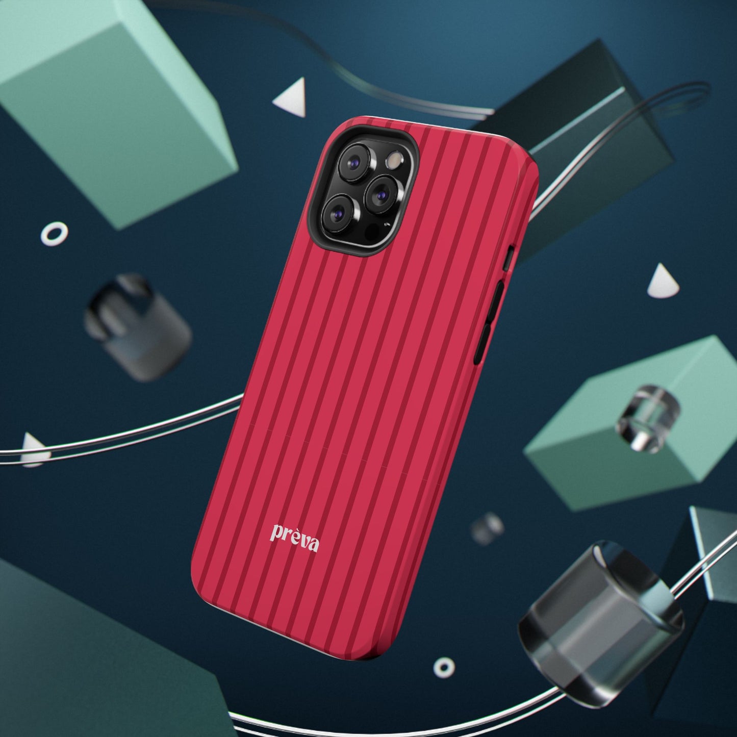Pinky Red Stripes Phone Case