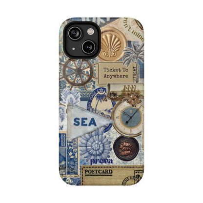 Neutral Travel Collage Phone Case