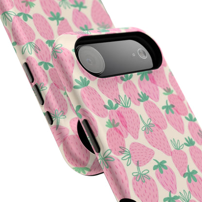 Pink Strawberry Phone Case