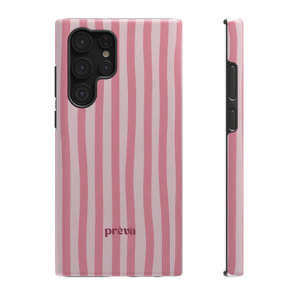 Pink Striped Phone Case