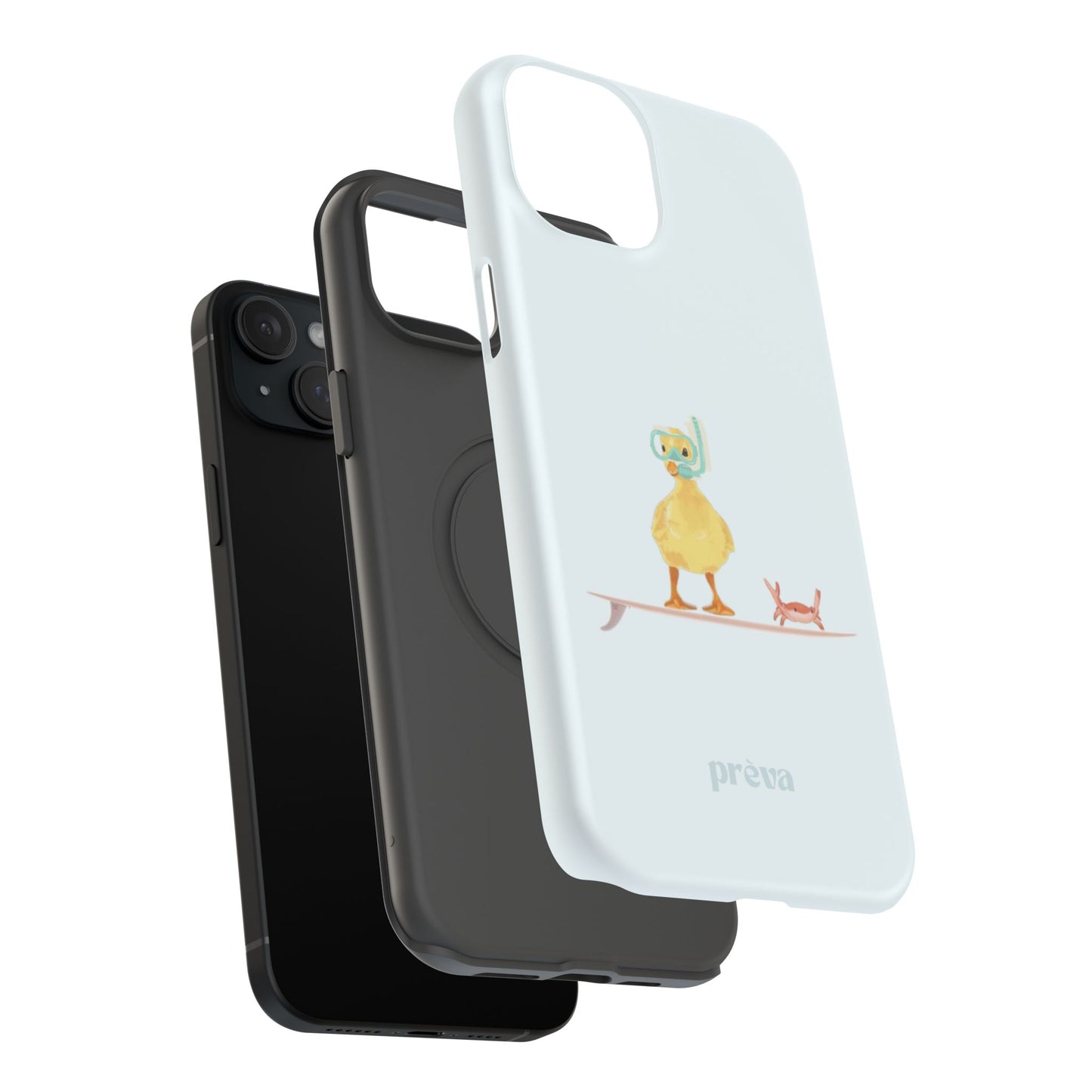Scuba Duck Stripes Phone Case