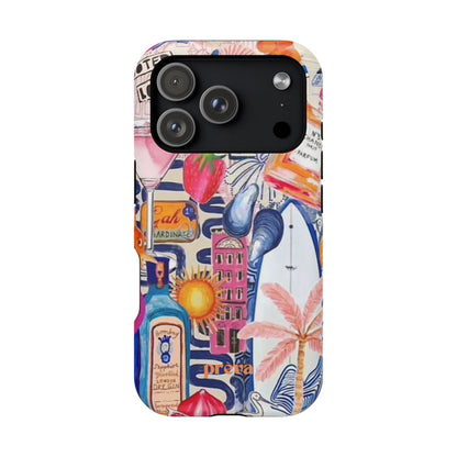 Tropical Beach Collage Phone Case