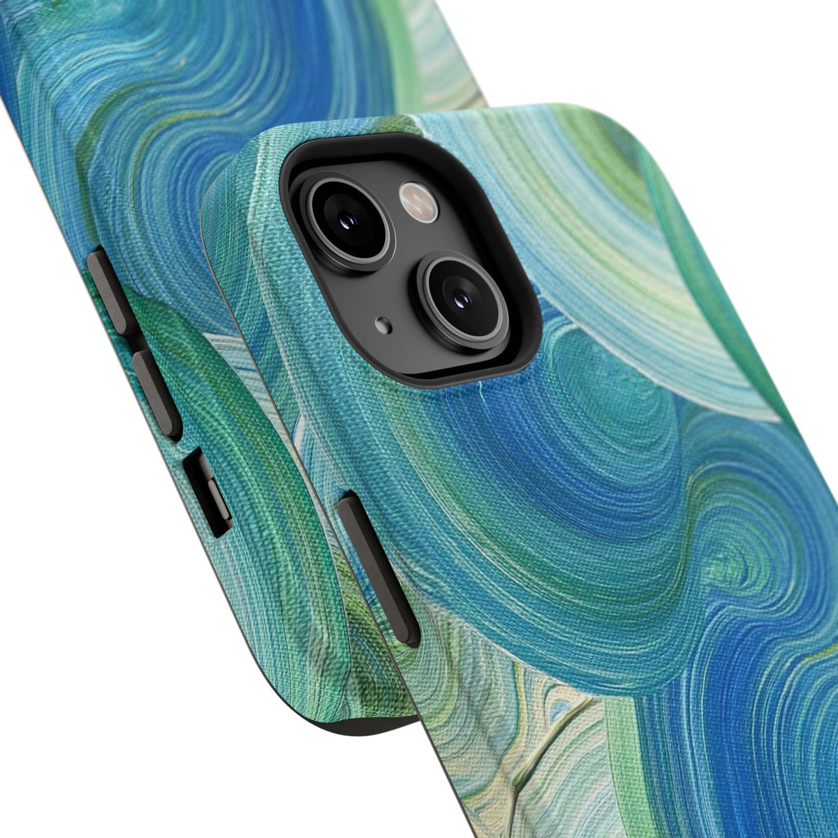 Swirling Ocean Impact-Resistant Phone Case