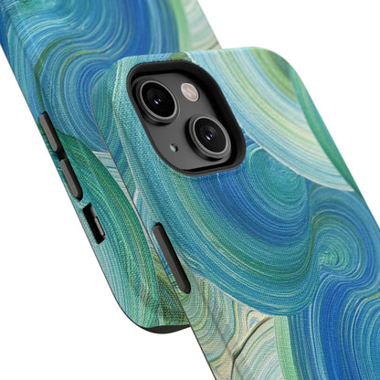Swirling Ocean Impact-Resistant Phone Case