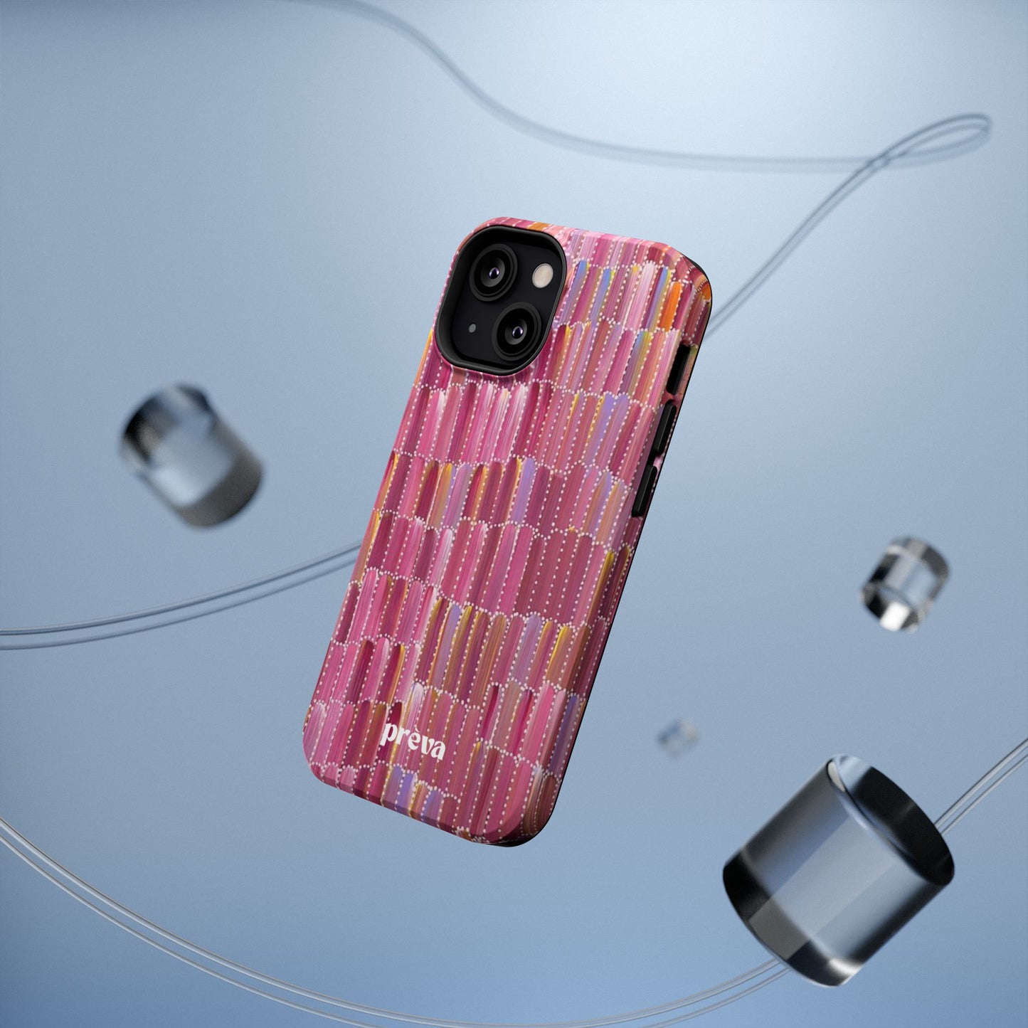 Pink Brushstroke Phone Case