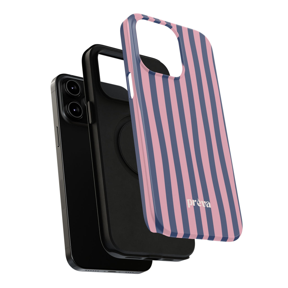 Blue and Pink Stripes Case