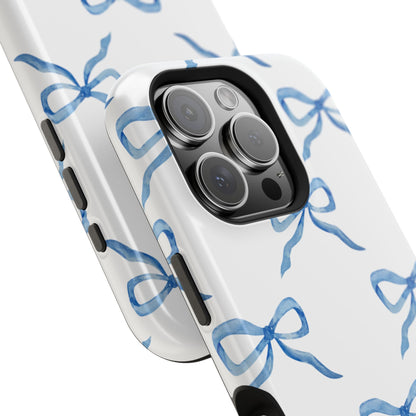 Blue Bow Phone Case