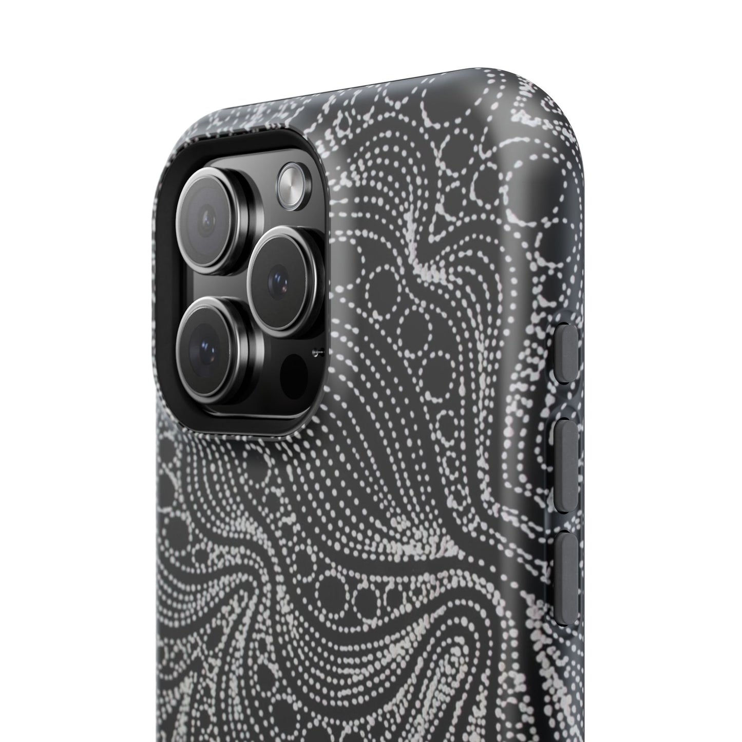 Abstract Midnight Lace Phone Case