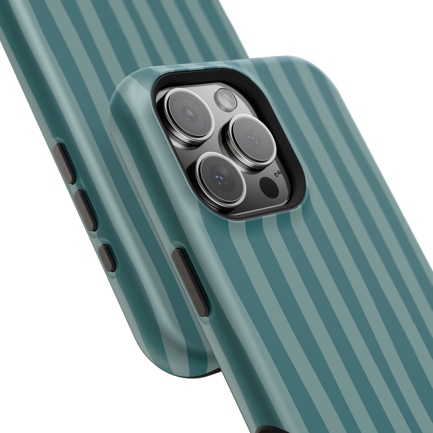 Striped Teal Phone Case
