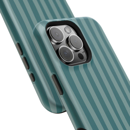 Striped Teal Phone Case