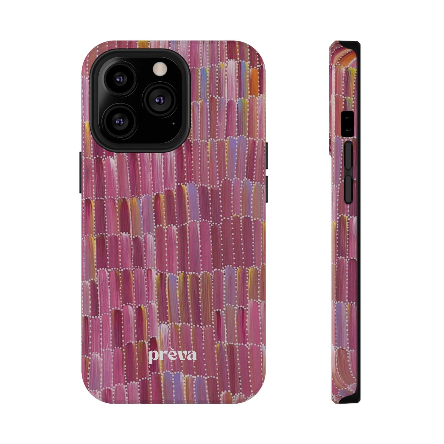 Pink Brushstroke Phone Case