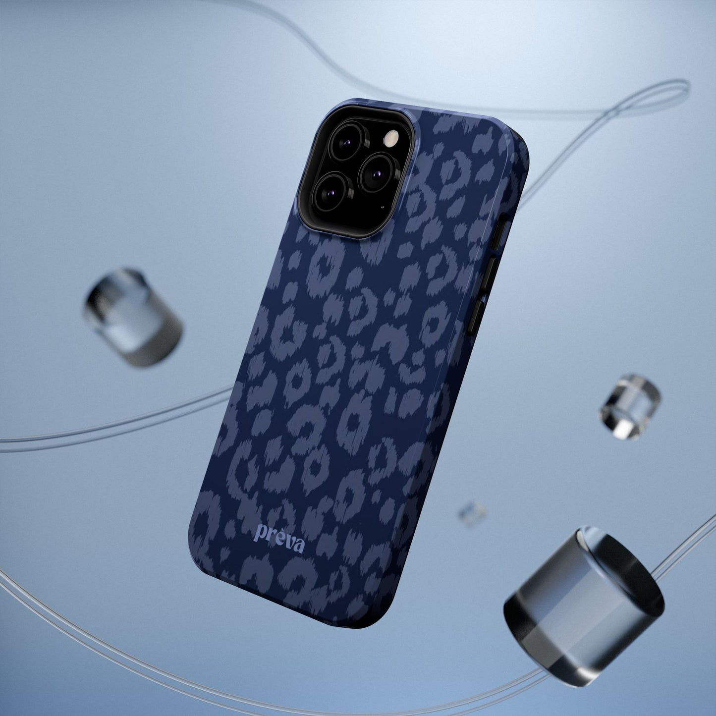 Navy Leopard  Phone Case
