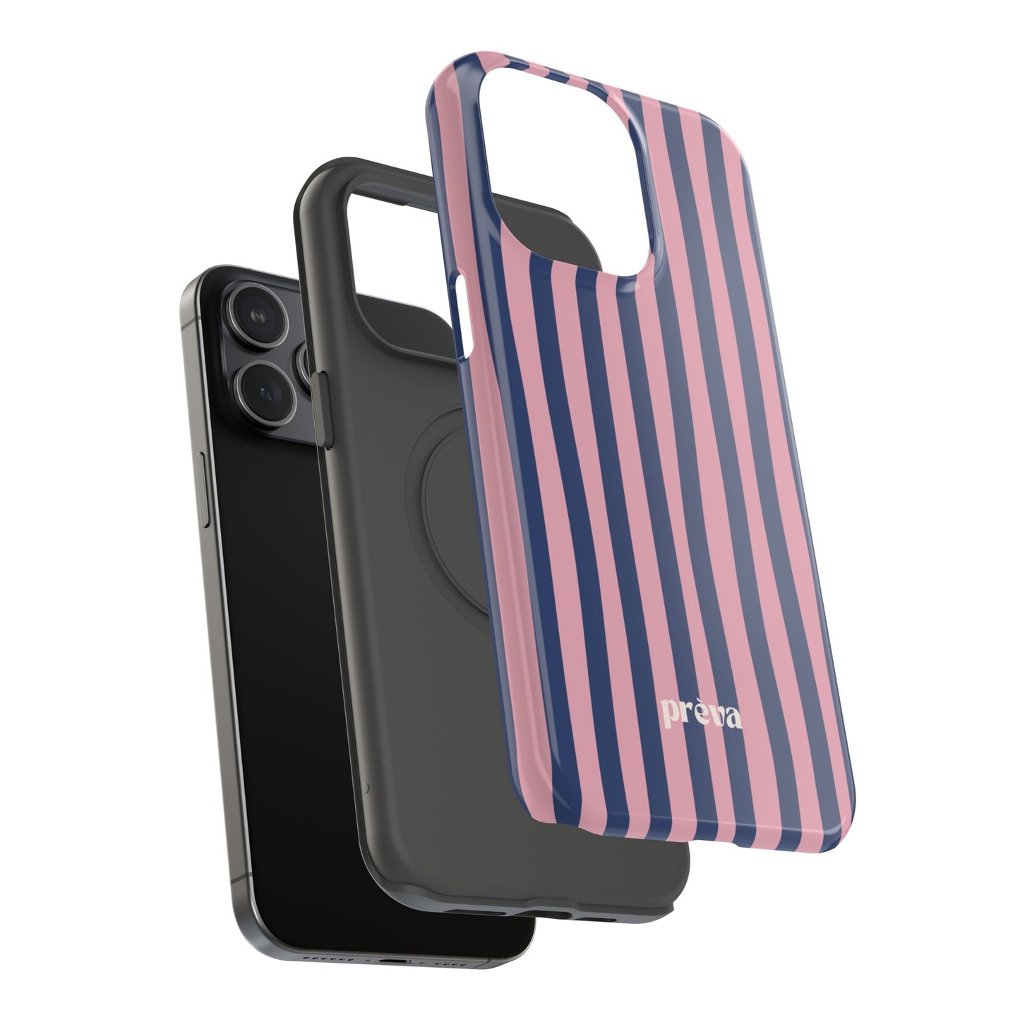 Blue and Pink Stripes Case