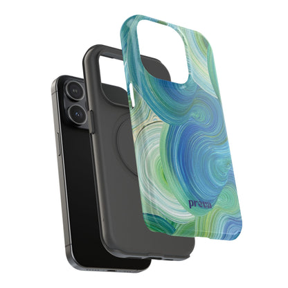 Swirling Ocean Impact-Resistant Phone Case