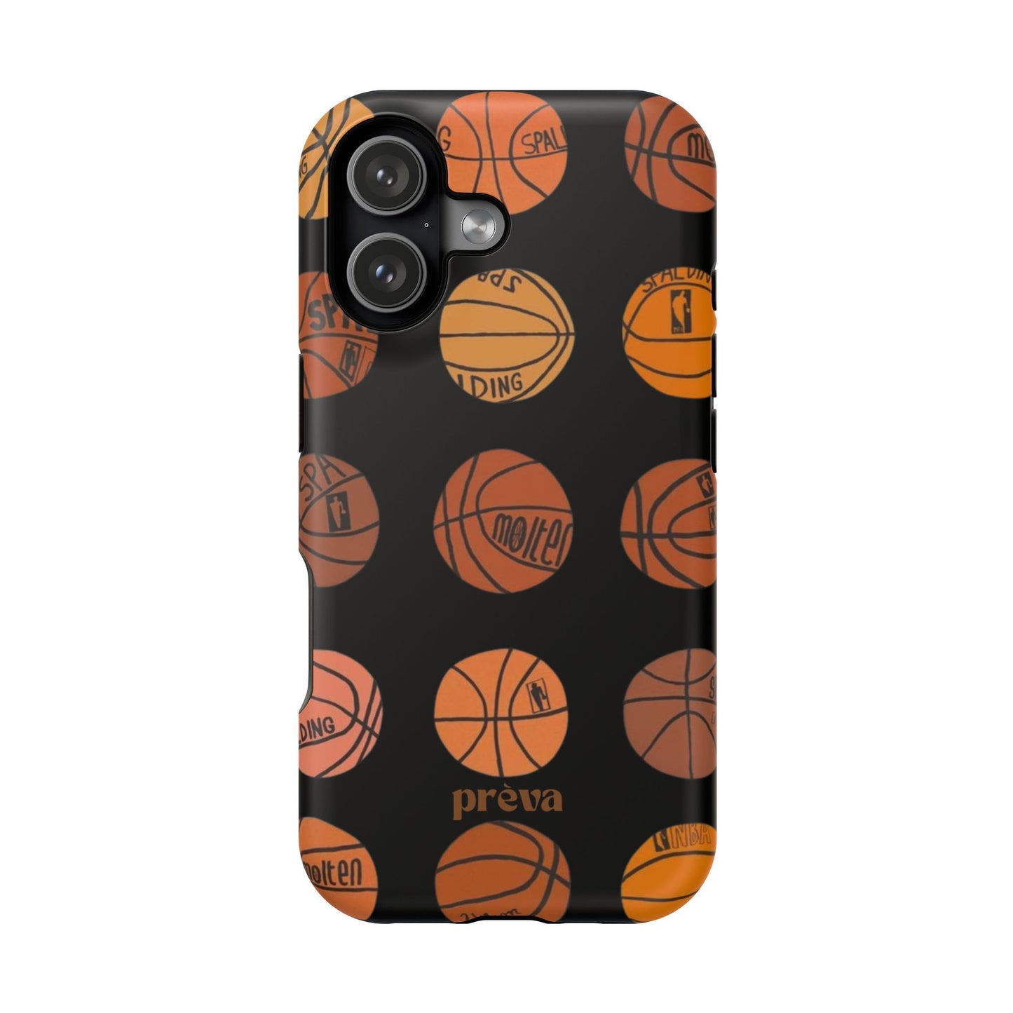 Black Basketball Phone Case